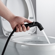 Гигиенический душ со смесителем Shevanik S4705H-1 цвет Черный матовый-18