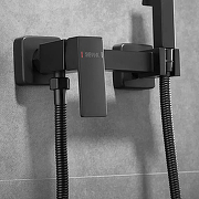 Гигиенический душ со смесителем Shevanik S137H цвет Черный матовый-6