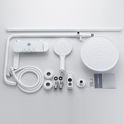 Душевая система Shevanik S4726C цвет Белый матовый-1