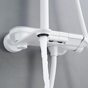 Душевая система Shevanik S4726C цвет Белый матовый-6