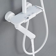 Душевая система Shevanik S4726C цвет Белый матовый-7