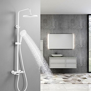 Душевая система Shevanik S4726C цвет Белый матовый-18