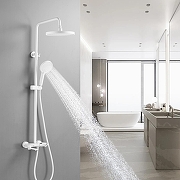 Душевая система Shevanik S4726C цвет Белый матовый-19