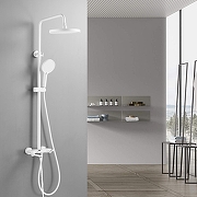 Душевая система Shevanik S4726C цвет Белый матовый-20