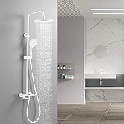 Душевая система Shevanik S4726C цвет Белый матовый-22