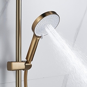 Душевая система Shevanik S4726G цвет Золотой сатин-7
