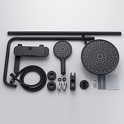 Душевая система Shevanik S4726H цвет Черный матовый-1