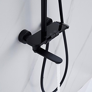 Душевая система Shevanik S4726H цвет Черный матовый-8