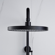 Душевая система Shevanik S4726H цвет Черный матовый-15