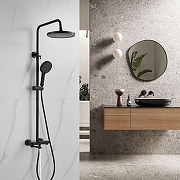 Душевая система Shevanik S4726H цвет Черный матовый-22