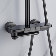 Душевая система Shevanik S4726T цвет Оружейная сталь-9