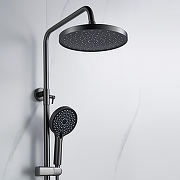 Душевая система Shevanik S4726T цвет Оружейная сталь-16