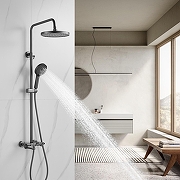 Душевая система Shevanik S4726T цвет Оружейная сталь-19