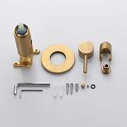 Гигиенический душ со смесителем Shevanik S147G цвет Золотой сатин-3