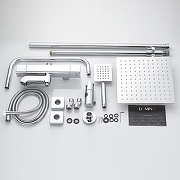 Душевая система Shevanik S3096 c термостатом цвет Хром-1