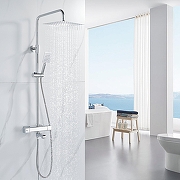 Душевая система Shevanik S3096 c термостатом цвет Хром-15