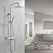 Душевая система Shevanik S3096 c термостатом цвет Хром-16