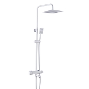 Душевая система Shevanik S3096C c термостатом цвет Белый матовый