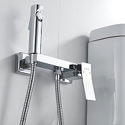 Гигиенический душ со смесителем Shevanik S4005-1 цвет Хром-7