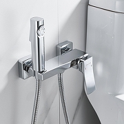 Гигиенический душ со смесителем Shevanik S4005-1 цвет Хром-8