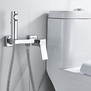 Гигиенический душ со смесителем Shevanik S4005-1 цвет Хром-9