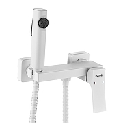 Гигиенический душ со смесителем Shevanik S4005C-1 цвет Белый матовый