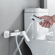 Гигиенический душ со смесителем Shevanik S4005C-1 цвет Белый матовый-14