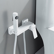 Гигиенический душ со смесителем Shevanik S4005C-1 цвет Белый матовый-17