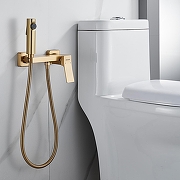 Гигиенический душ со смесителем Shevanik S4005G-1 цвет Золотой сатин-17