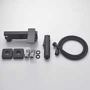 Гигиенический душ со смесителем Shevanik S4005H-1 цвет Черный матовый-1