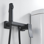 Гигиенический душ со смесителем Shevanik S4005H-1 цвет Черный матовый-8