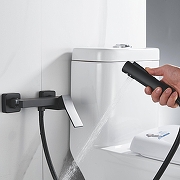 Гигиенический душ со смесителем Shevanik S4005H-1 цвет Черный матовый-10