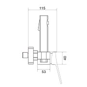 Гигиенический душ со смесителем Shevanik S4005H-1 цвет Черный матовый-14