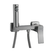 Гигиенический душ со смесителем Shevanik S4005T-1 цвет Оружейная сталь