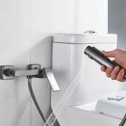 Гигиенический душ со смесителем Shevanik S4005T-1 цвет Оружейная сталь-7