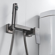 Гигиенический душ со смесителем Shevanik S4005T-1 цвет Оружейная сталь-9