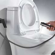 Гигиенический душ со смесителем Shevanik S4005T-1 цвет Оружейная сталь-11