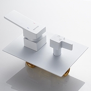 Душевая система Shevanik S4035C цвет Белый матовый-3