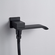 Душевая система Shevanik S4035H цвет Черный матовый-14