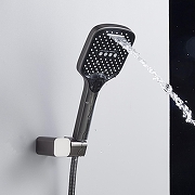 Душевая система Shevanik S4035T цвет Оружейная сталь-15