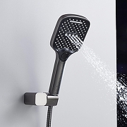 Душевая система Shevanik S4035T цвет Оружейная сталь-17