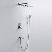 Душевая система Shevanik S4035T цвет Оружейная сталь-21