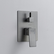 Душевая система Shevanik S4035T цвет Оружейная сталь-22