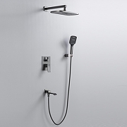 Душевая система Shevanik S4035T цвет Оружейная сталь-23