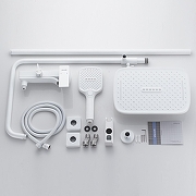 Душевая система Shevanik S4036C цвет Белый матовый-1