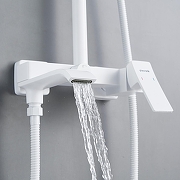 Душевая система Shevanik S4036C цвет Белый матовый-8