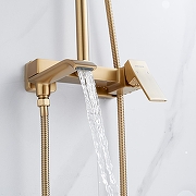 Душевая система Shevanik S4036G цвет Золотой сатин-10