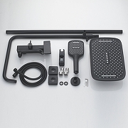 Душевая система Shevanik S4036H цвет Черный матовый-1