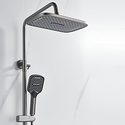 Душевая система Shevanik S4036T цвет Оружейная сталь-22