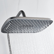 Душевая система Shevanik S4036T цвет Оружейная сталь-23